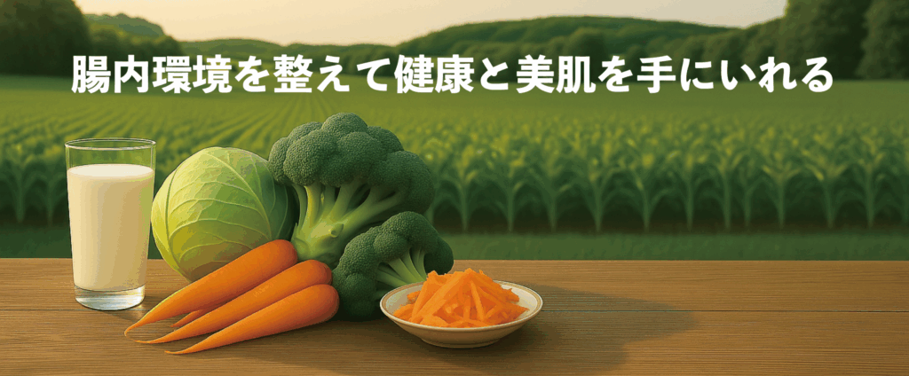 腸活で健康と美肌を