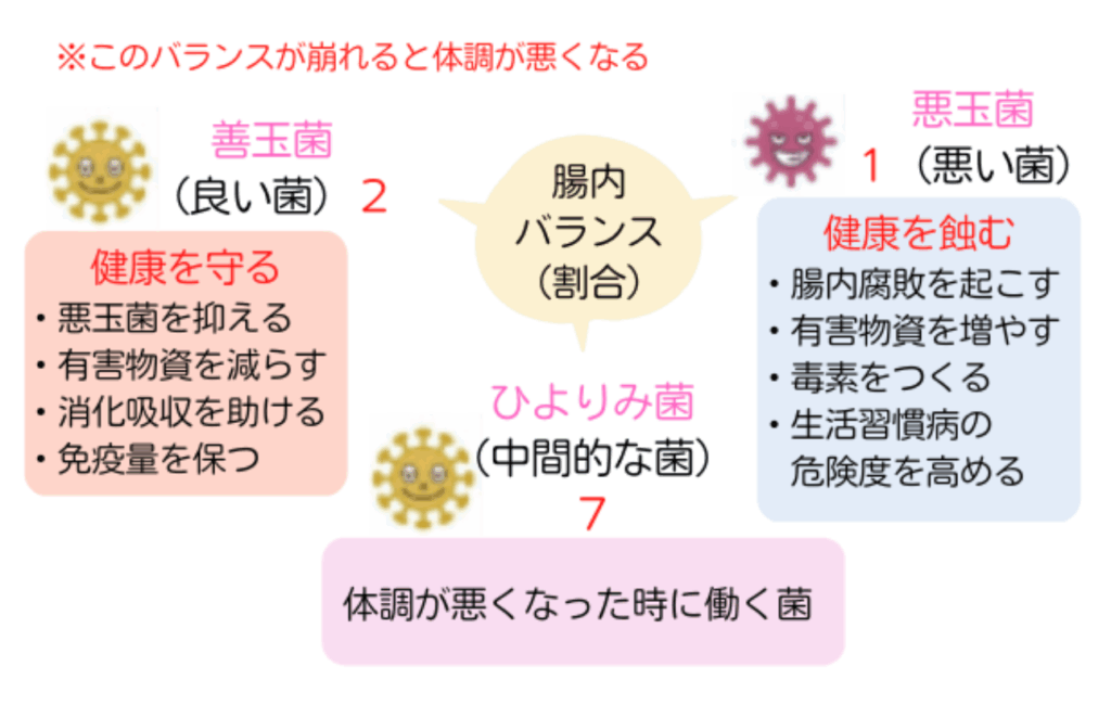 菌の数を増やす