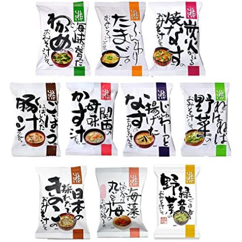 コスモス フリーズドライ しあわせいっぱい スープ 10種20食 詰め合わせセット(化学調味料無添加 インスタント)