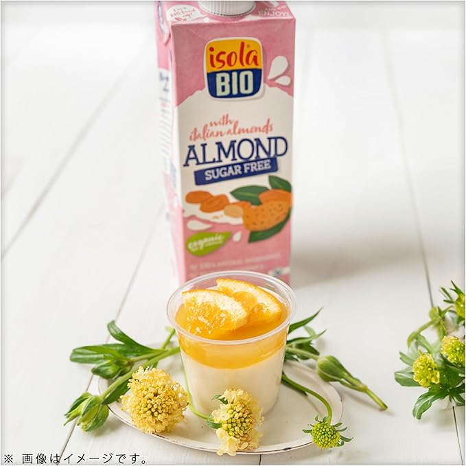 イソラビオ（isola BIO）オーガニック アーモンドミルク 無糖 1000ml×6本
